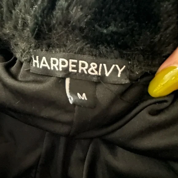 Harper Black Fleece Kids Shorts - Picture 2 of 5